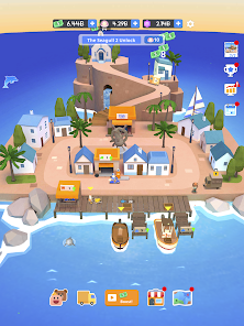 Idle Fishing Village Tycoon apkpoly screenshots 16