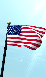 Captura 1 EE.UU. Bandera 3D Gratis android