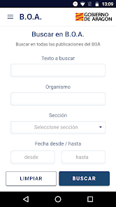 Screenshot 4 BOA. Boletín Oficial de Aragón android