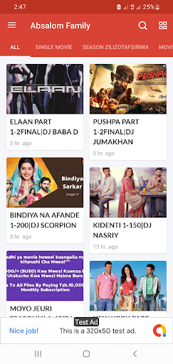 Absalom Family App Screen 2