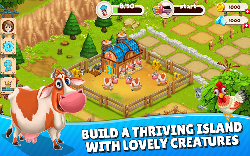 Farm Village City Market & Day Village Farm Game  screenshots 1