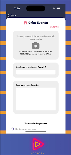 APParty - SuperApp de Eventos Screen 3