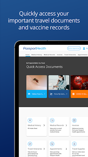 Passport Health Screenshot