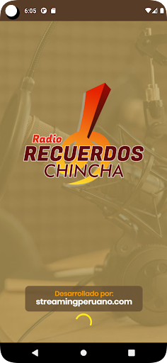 Android application Radio Recuerdos Chincha screenshort