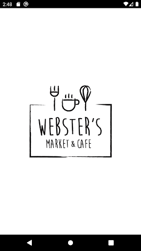 Android application Websters Market & Cafe screenshort