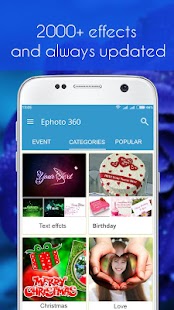 Ephoto 360 - Photo Effects Screenshot