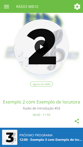 Android application RÁDIO MB10 screenshort