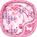 Noble Diamond rose gold theme icon