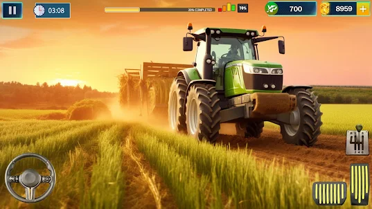 농업 게임: 트랙터 운전