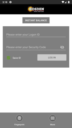 Cosden FCU Screen 2