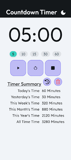 QuickStart 5 min Timer Screen 2