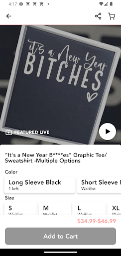 Screenshot of Butterfly Threads Boutique
