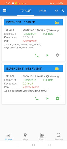 Android application TWINGPS screenshort