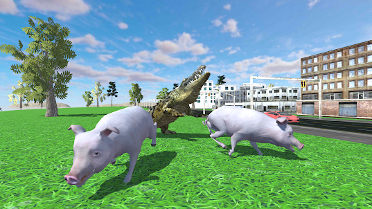 Angry Crocodile City Attack 3D