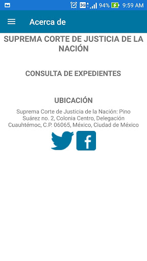 Consulta de Expedientes Screen 3