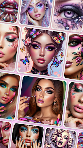 Makeup Color Paint By Number 1