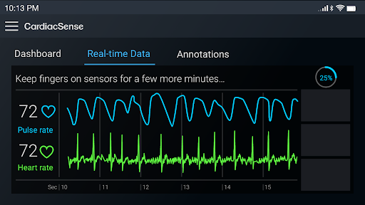 CardiacSense Screen 2