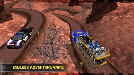 OffRoad Police Transporter Truck Games