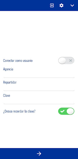 Android application Alina Móvil screenshort