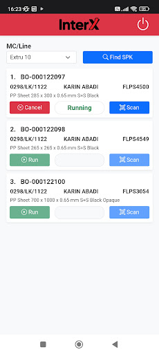 MesApp Screen 2