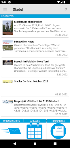 Android application Gemeinde Stadel screenshort