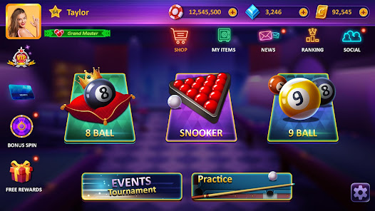 Sir Snooker: 8 ball pool 1.36.1 APK + Mod (Unlimited money) untuk android