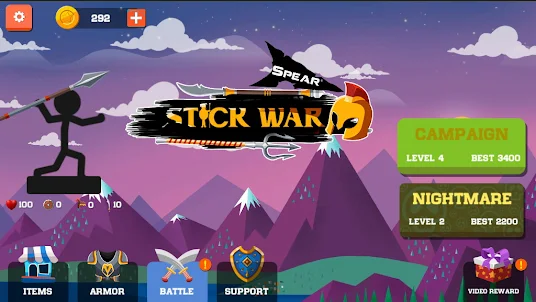 Stick war: Spear-Mızrak Oyunu