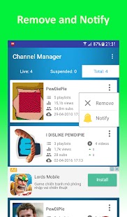 Channel Manager Pro No Ads Bildschirmfoto