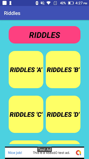 Android application Riddles Guess What Am I screenshort