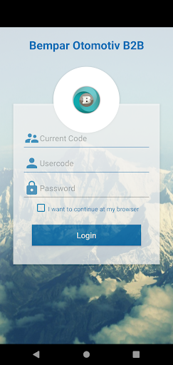 Android application Bempar Otomotiv B2B screenshort