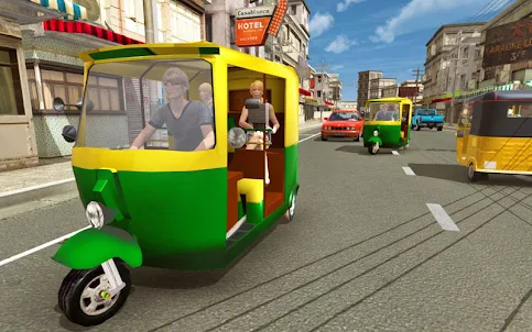 3D Tuk Tuk Auto Parking Games