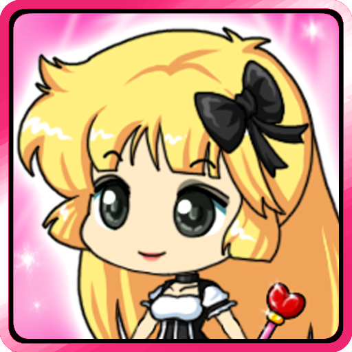 Magical Pretty Girl: dress up logo