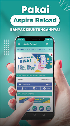 Android application ASPIRE RELOAD screenshort