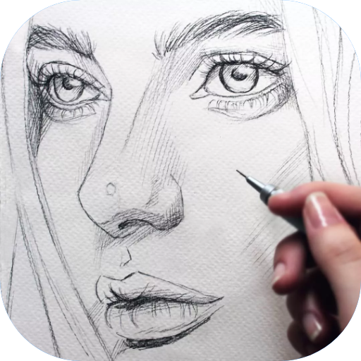 Drawing lessons for beginners logo