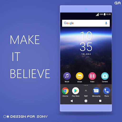 O Theme - XPERIA ON™ Screen 3