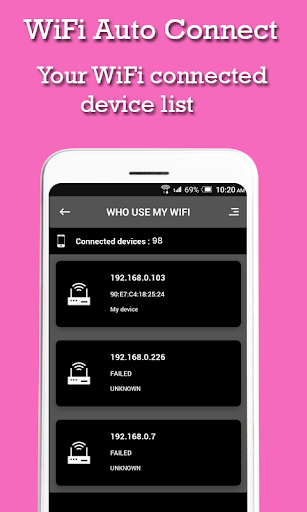 Wi-Fi Auto Connect : Wi-Fi Aut Screen 3