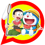 Cover Image of Скачать Doraemon Stickers for WhatsApp - WAStickerApps 1.2 APK