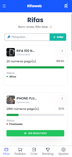 Android application Rifaweb screenshort