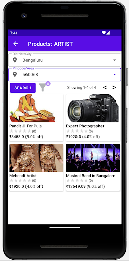 MakeMyUtsav Screen 3