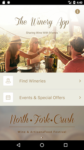 Android application The Winery App screenshort