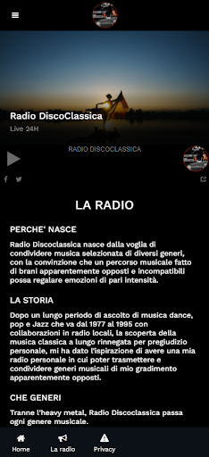 Radio Discoclassica Screen 3