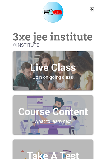 3xe JEE Institute Screen 2