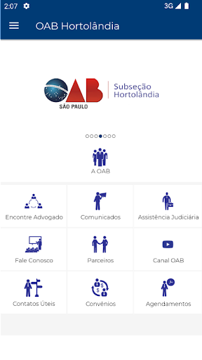Android application OAB Hortolândia screenshort