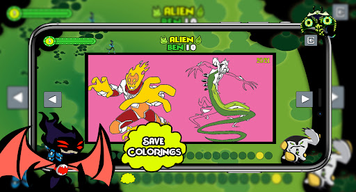 Ben Alien 10 Coloring