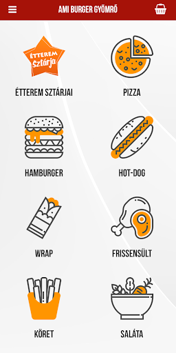 Android application Ami Burger Gyömrő screenshort