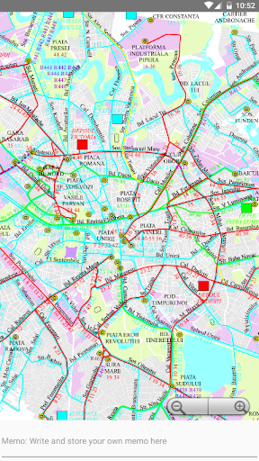 Bucharest Metro Bus Tour Map Screen 3