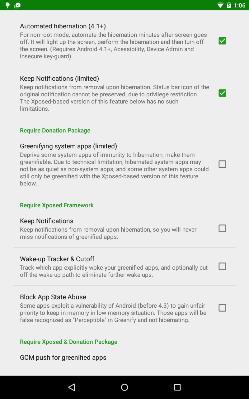 Greenify PRO v5.0 MOD APK (Paid Unlocked)