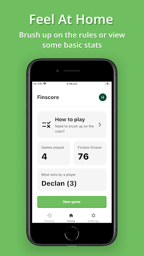 Android application Finscore for Finska and Mölkky screenshort