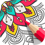 Mandala Coloring Book 🌸 Free Adult Coloring Game icon