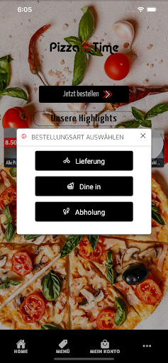Pizza Time Foodservice Screen 2